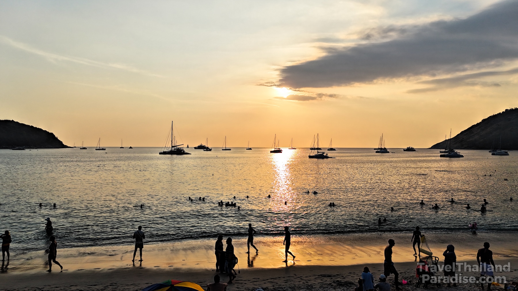 Nai Harn Beach at Sunset