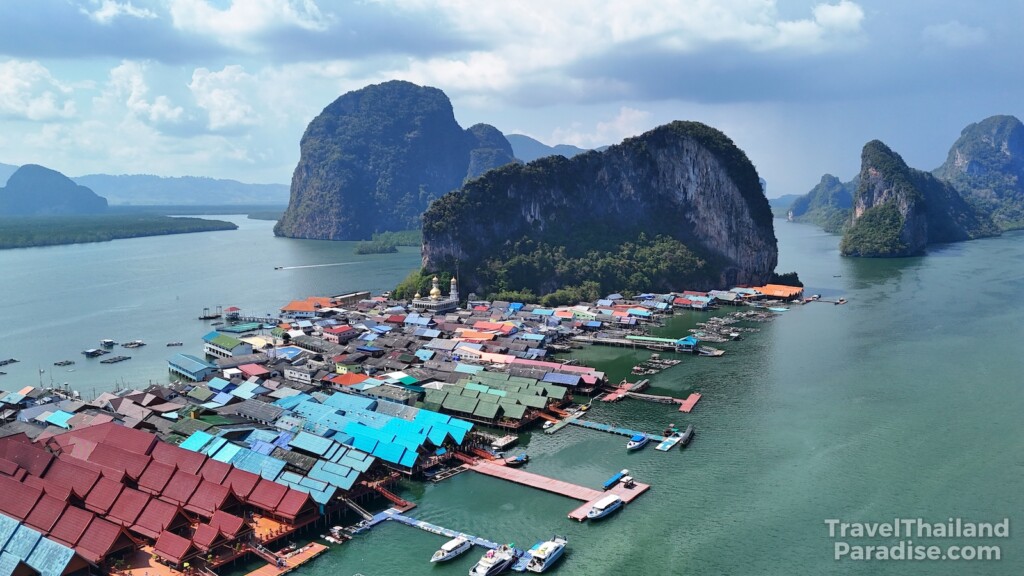Koh Panyee Muslim Floating Village Thailand at Full Display